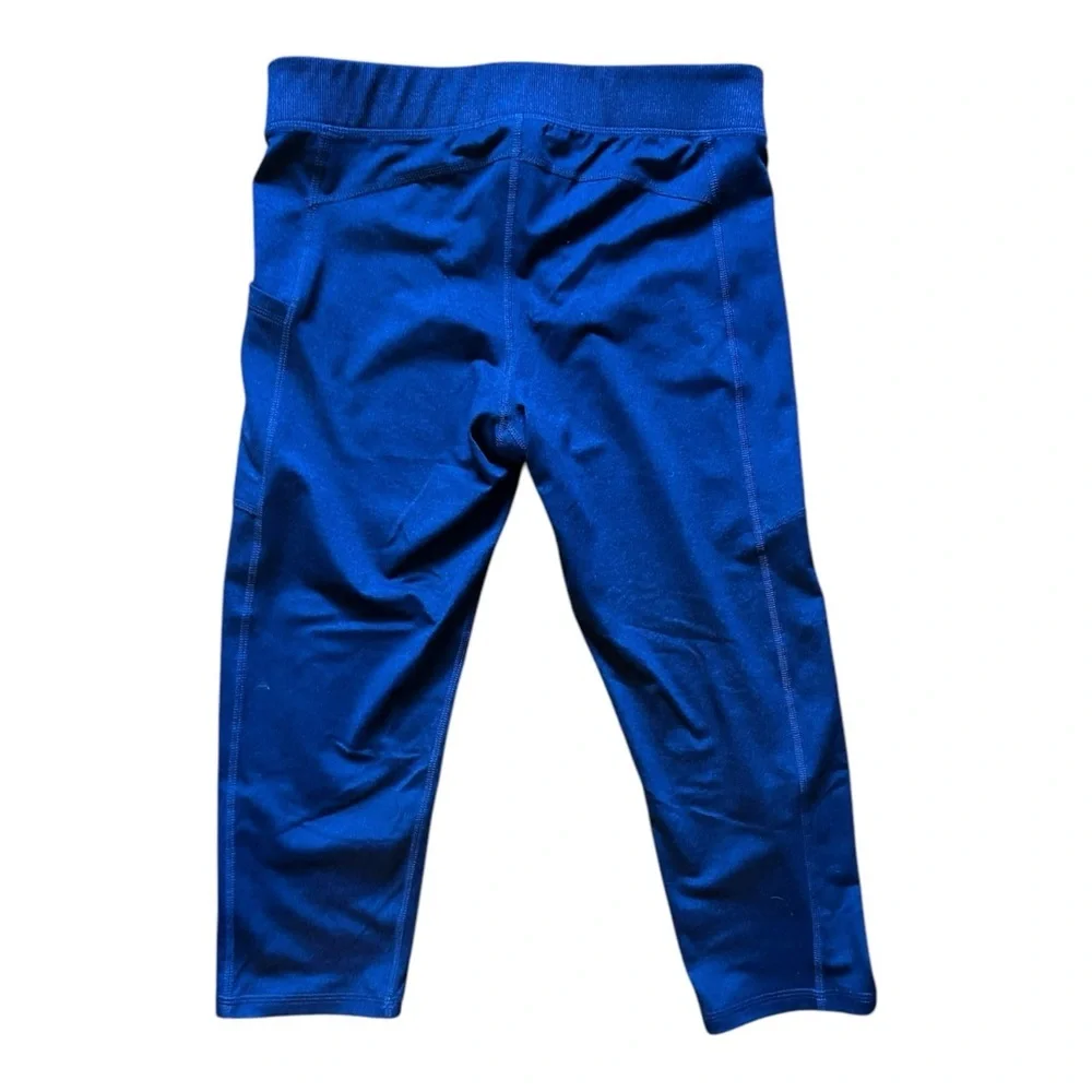 Champion Leggings Womens Size Medium Blue Crop Capri - Picture 2 of 7